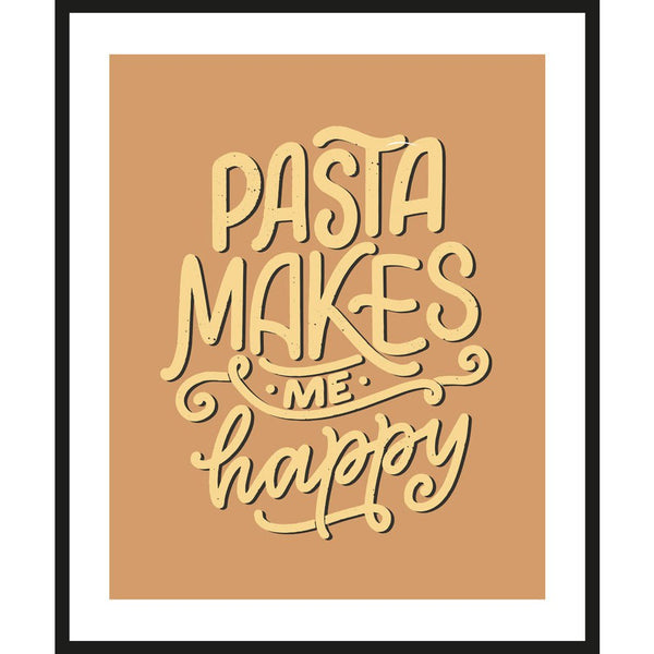 Frame picture - Pasta Makes Me Happy